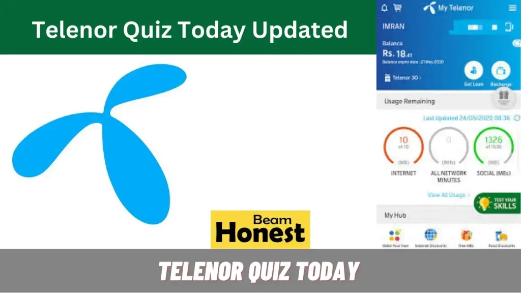 Telenor Quiz Today