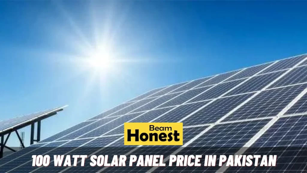 100 Watt Solar Panel Price in Pakistan