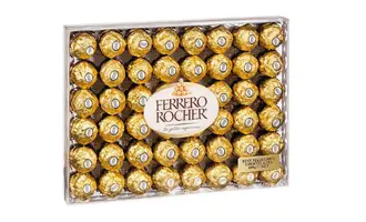 Rocher Fine Hazelnut Chocolates, Chocolate Gift Box, 48 Pcs