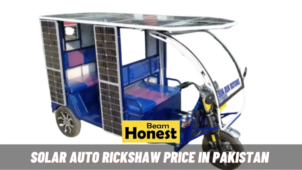 Solar Auto Rickshaw Price in Pakistan