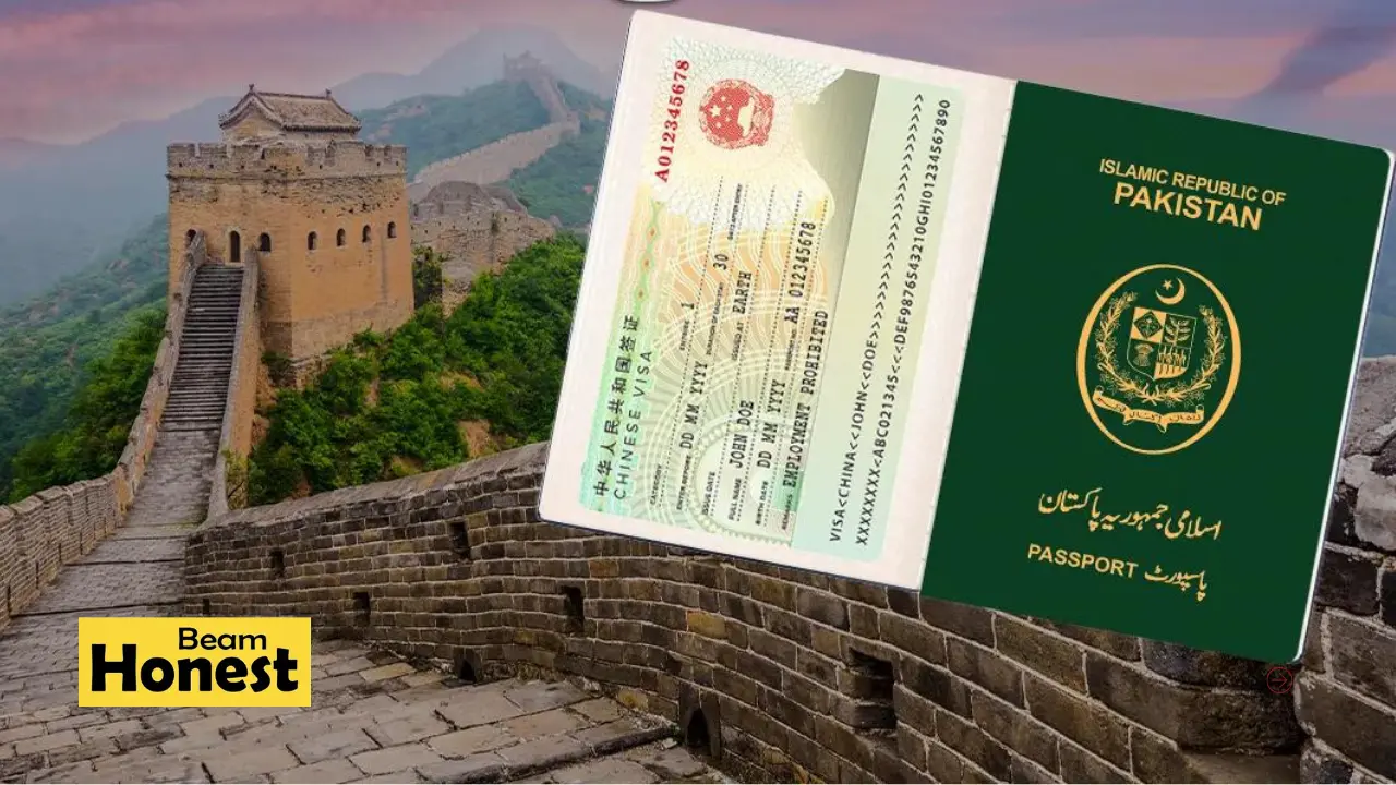 China Visa Price in Pakistan